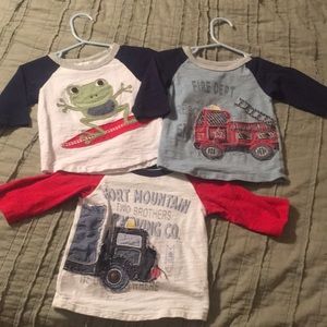 Quartered sleeve shirts